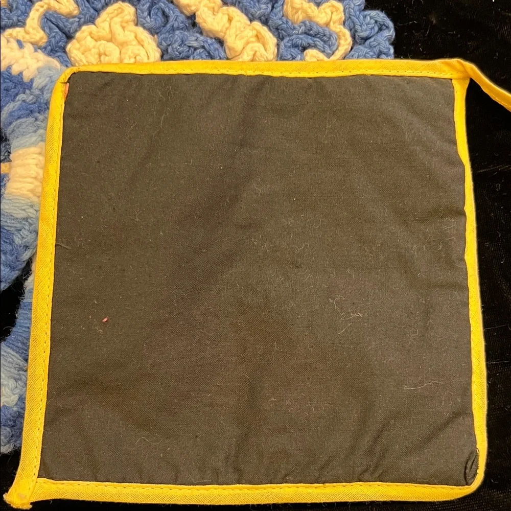 VTG Crochet Granny Square, Celtic Knot and Virginia Souvenir Potholders
